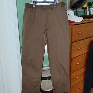 Sold❌Architect Men's Brown Chinos 34x30 Expanded Waist